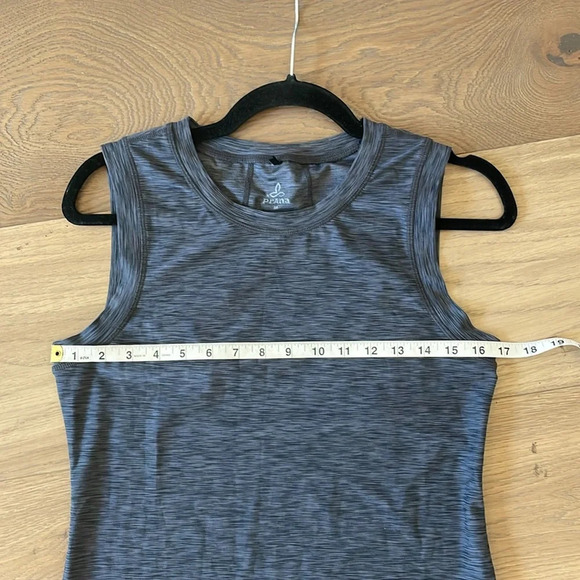Prana Vertex Dress in Gray Graphite Athleisure Dress Sz Medium - Picture 6 of 10
